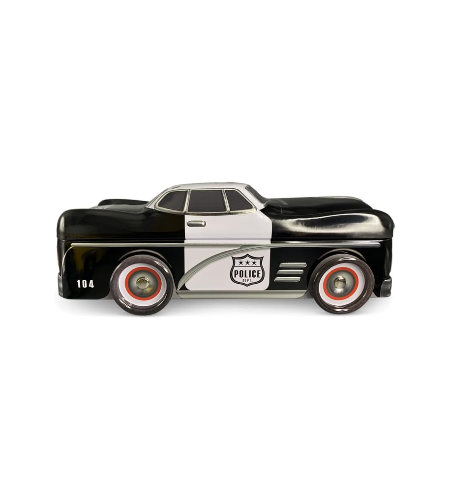 your castle Police Car Tin with Rotating Wheels Volume: 1.3 L, 30 x 12 x 13 cm — image 1