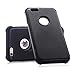 iPhone 6s case,iPhone 6 case, ShuYo Rugged Heavy Duty Impact Soft TPU Bumper Hard PC Shell Hybrid Covers Protection Shock-Absorption Resistant Bumper Case for Apple iPhone 6/6s - Black/Black