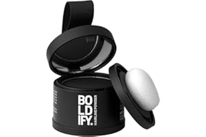 BOLDIFY Hairline Powder - Root Touch Up Hair Color for Gray Coverage - Bald Spot Concealing Hair Powder for Women & Men - 24-