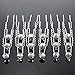 20pcs Women's Fashion Bridal Crystal Rhinestone Diamante Hair Pins Clips Sliver