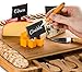 Bambüsi Charcuterie Boards Gift Set - Charcuterie Board Set, Bamboo Cheese Board Set - House Warming Gifts New Home, Wedding Gifts for Couple, Bridal Shower Gift