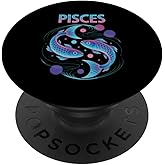 Pisces Shirt Zodiac Sign Gift Astrology PopSockets Adhesive PopGrip
