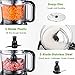 Food Processor 12-Cup, Aicok Multi-Function Food Processor, 1.8L, 3 Speed Options, 2 Chopping Blades & 1 Disc, Safety Interlocking Design, 500W, Black-1