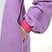 OLadydress Unisex Unicorn Costumes Pyjamas, Adult Women Men Animal Cosplay Onesie Purple Small