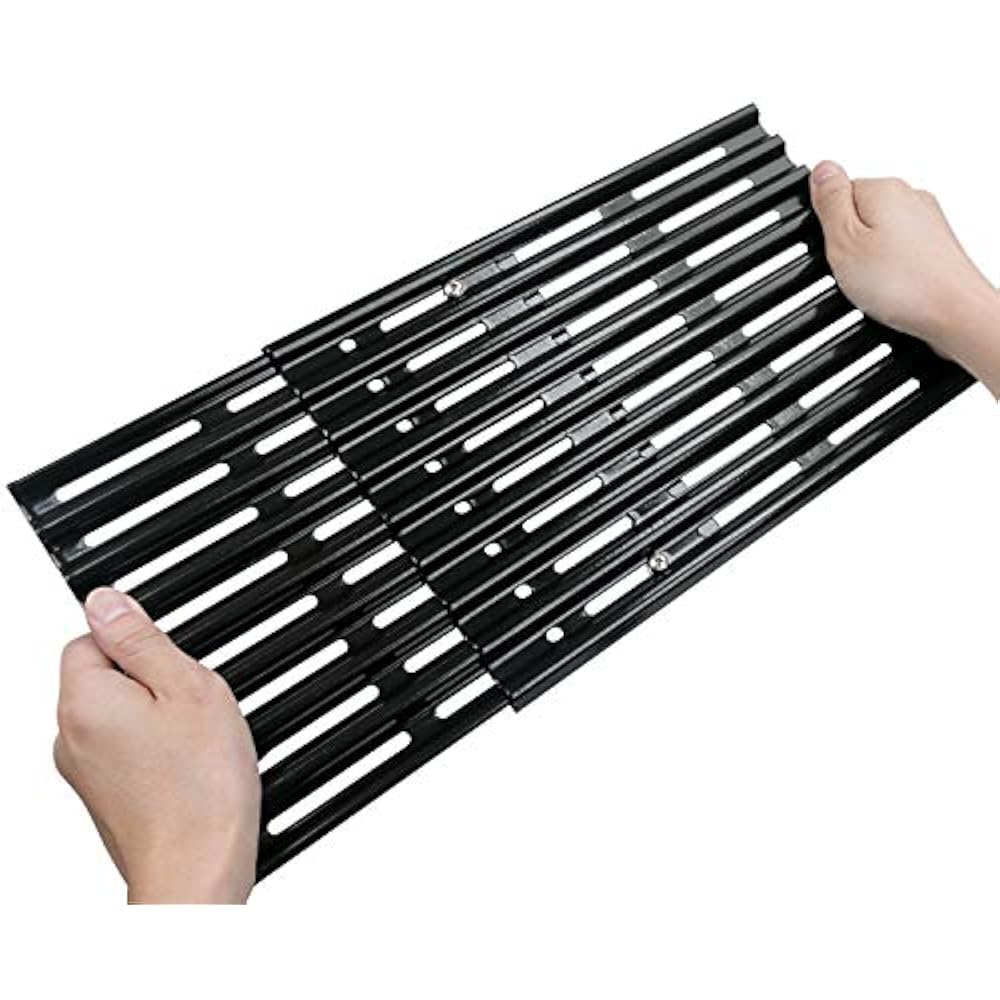 8" Extension Cooking Grate Porcelain Steel Adjustable Replacement BBQ