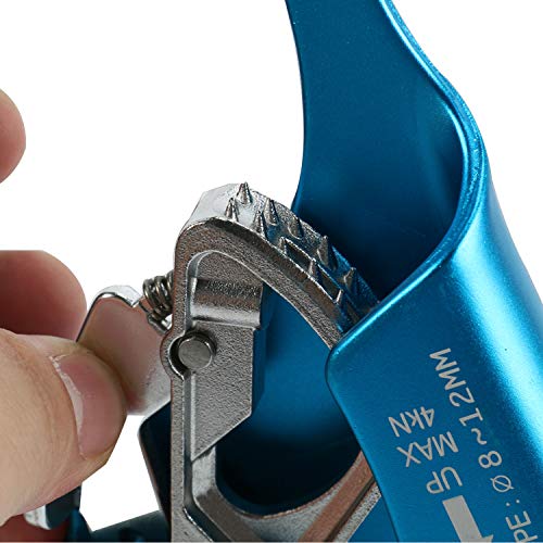Yaesport Climbing Right Hand Ascender Rock Climbing Tree Arborist Rappelling Gear Equipment Rope Clamp for 8~12MM Rope - Thumbnail 3