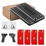 2 Pack Magnet Gun Mount, X.Store Rubber Coated 37 Lbs Rated Magnetic Gun Holder  For Handgun, Shotgun, Rifle - Gun Magnet Firearm Accessories