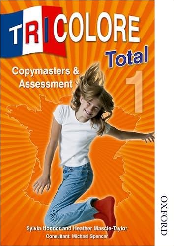 Read Tricolore Total 1 Copymasters And Assessment Pdf Azw - 