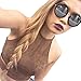Toraway Underwear, Women Boho Tank Bustier Crop Top Bralette Blouse Cami Tops (Small) Brown