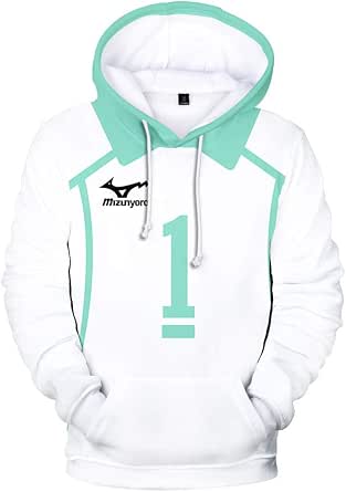 Amazon.com: Sudadera con capucha Haikyuu Aoba Johsai High School, Namikawa  Daisuk para Yoshino Hiroyuki : Ropa, Zapatos y Joyería
