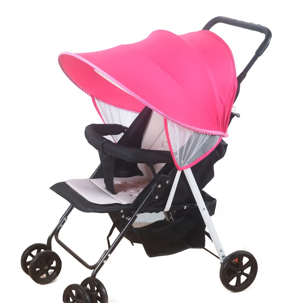 Baby Strollers Sun Shade Canopy and Mosquito Net Universal for Pram Baby Carriage/Pushchair Sun Cover UV Protection Screen Insect Bug Netting Cover for Pram