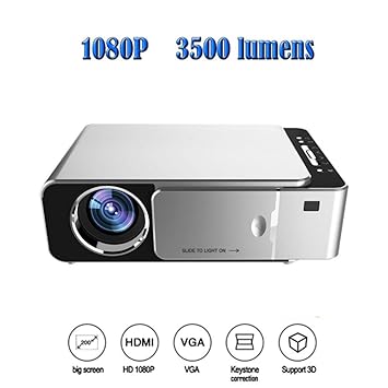 Proyector Proyectores 1280x720 LED 4K 1080p 3500 lúmenes Proyector ...