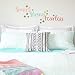 Paper Riot Co. Wall Decor - Inspirational Quote. Peel and Stick Wall Decals - Easy to Remove Vinyl Quote - Smart Strong Fearless. DIY Decoration.