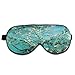 ALASKA BEAR® Natural silk sleep mask & blindfold, super-smooth eye mask (Almond Blossom)