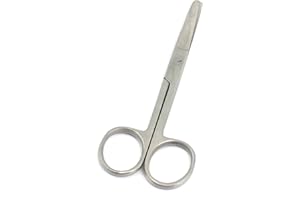 OdontoMed2011® Stainless Steel Operating Scissors 4.5" Blunt Blunt Straight Economy Grade ODM
