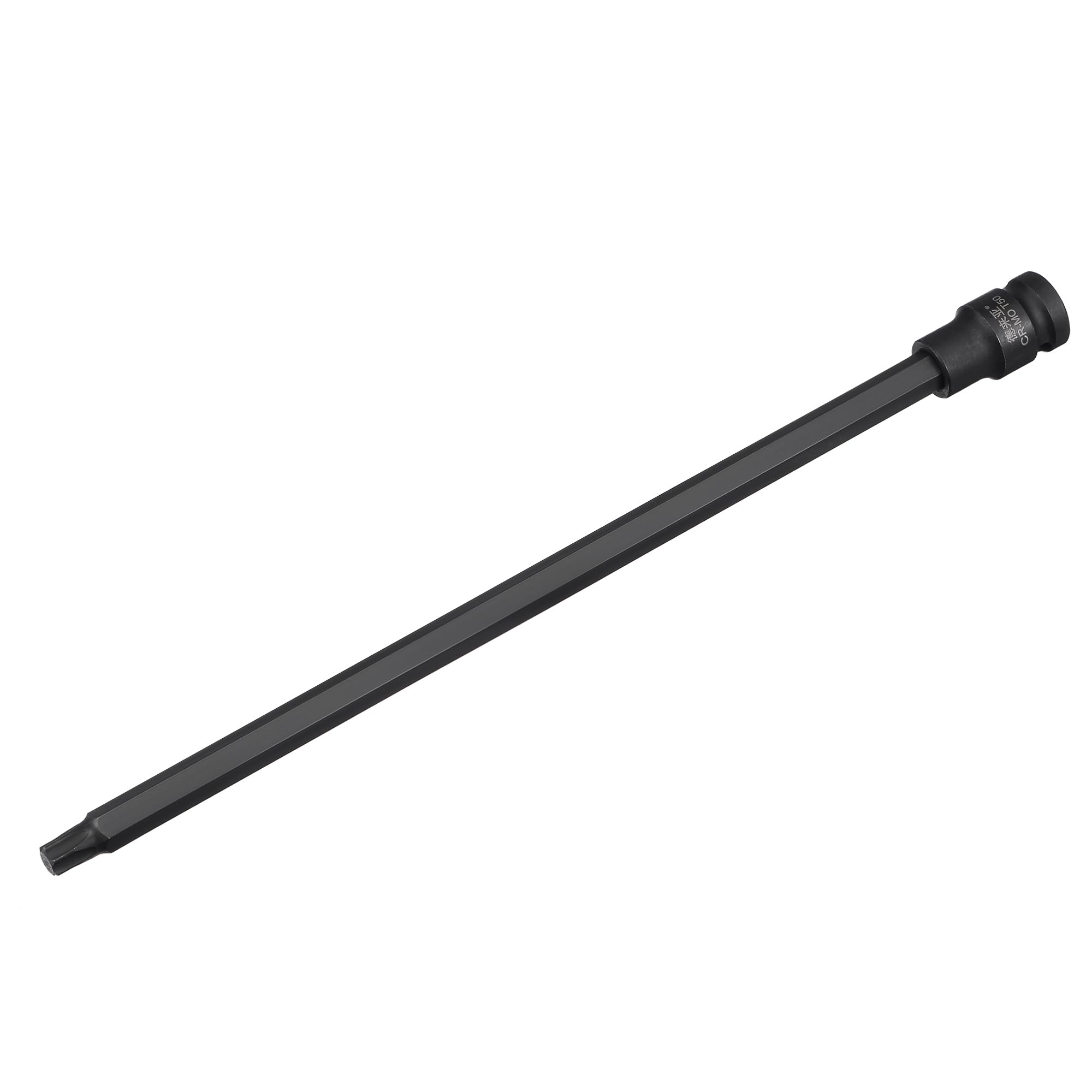 sourcing map 1/2" Drive x T50 Torx Bit Socket, S2 Steel Bits, Cr-Mo Sockets 12" Length (for Hand Use Only)