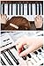 Piano Stickers for Keys, Removable Music Note Full Set Stickers and Keyboard White and Black Keys Double Layer Coating for 88/61 / 54/49 Keyboards