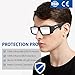 Solar Eclipse Glasses, Protable Plastic Glasses CE and ISO Certified Safe Shades for Direct Sun Viewing Adult Size Protect Your Eyes Solar Eclipse Goggles（4 Packs）