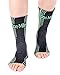 Doc Miller Ankle Compression Sleeve – Plantar Fasciitis Support, Toeless Neuropathy Socks, 20-30 mmHg, Achilles Tendonitis Relief Brace, Elastic Support for Swollen Ankles, Men & Women, 1 Pair