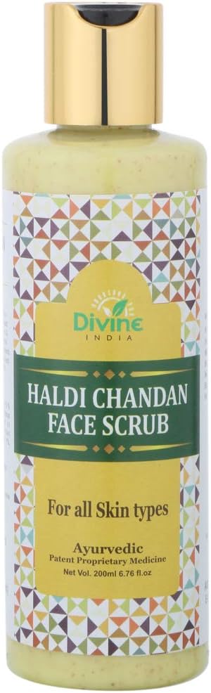 Divine India Haldi Chandan Face Scrub 200 Ml