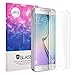 Galaxy S6 EdgeTempered Glass Screen Protector (1-Pack),JRG 3D Edge Coverage Screen Protector For Samsung Galaxy S6 Edge( UltraClear)(Anti-bubbles)( 9H Hardness)( Anti-fingerprints)Clear