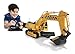 Kid Galaxy Mega Construction Remote Control Excavator & Bulldozer. 10 Function RC Toy Tractor, 49 MHz