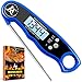 Waterproof Instant Read Thermometer - Best Digital Meat Thermometer - Electric Food Thermometer with Calibration and Backlight functions for Candy Turkey Milk Tea BBQ Grill Steak