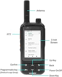 ANYSECU A970S 4G Zello Radio POC Push to Talk