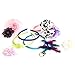 Fashion Headbands for Girls - 60 Pcs DIY Satin Women Girl Jewelry Making Kit - Hair Accessories Flowers Rhinestones Roses Butterfly Arts Crafts for Girls - Make Your Own Headbands