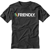 Friendly Gaming T-Shirt, Black, Short Sleeve, Full Front Print, Soft Stylish Fit, Arc Raiders Theme