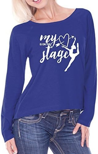 Heart is on Stage Dance- Raw Edge Weekender Raglan