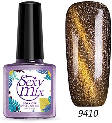 Sexy Mix Shadow Need Magnet Black coat UV LED Lamp Gel polish Soak-off phototherapy 9ml #9410
