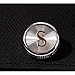 HJ Men's 2PCS Fashion Dazzle Tuxedo Shirts Platinum Plated Cufflinks Initial Letter 2 Color A-Z (silver S)