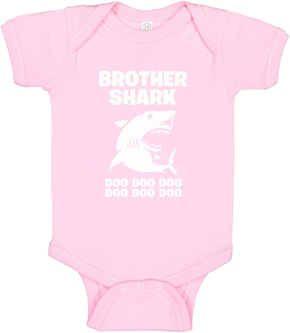 Baby Romper Brother Shark 100% Cotton Infant Bodysuit