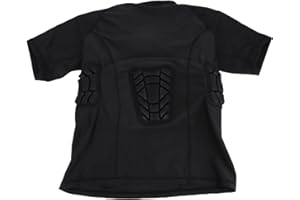 UPALDHOU Padded Compression Shirt,EVA Chest Protector Padded Shirt Protective Gear for Football Baseball Basketball