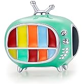 MEETCCY Sterling Silver House Charm for Bracelets, Compatible with Pandora, Troll, Chamilia & More, TV Charm