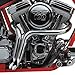 ACCESSORIESHD - 2 Inch CHROME LAF Ground Shakers Exhaust for Harley-Davidson Sportsters, Baggers,Softails and Customs
