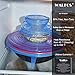 Walfos Silicone Stretch Lids Covers (Multi Size 6 pack) - Reusable, Durable, Expandable Food Seal Wrap For Various Sizes Shapes of Bowl, Cup, Pot, Pan, Jar, Can, Container