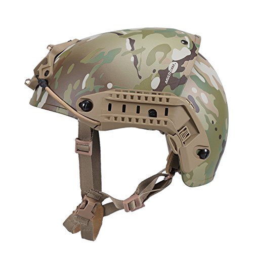 OneTigris AirFrame Style Helmet Airsoft Paintball Protective ABS Lightweight with NVG Mount (Multicam)