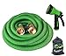 Collapsible Garden Hose - Improved 50ft Expanding Water Hose Kit, with Double Latex Core, 3/4