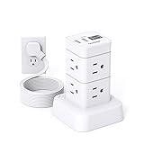 One Beat Tower Surge Protector Power Strip 10