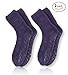 Pembrook Non Skid/Slip Socks – (2 Packs) - Hospital Socks - Fuzzy Slipper Gripper Socks