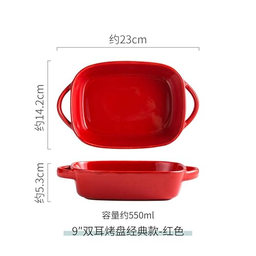 Desconocido Bandeja de Horno de cerámica, Orejas ovaladas ...