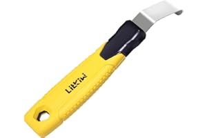 LitKiwi 2Pack Vinyl Siding Removal Tool,Straight Non-Slip Grip Handled,Silicone Protective Handled,for Installation and Repair Vinyl Sidings Without Damaging Siding,Siding Zipper Tool-Yellow
