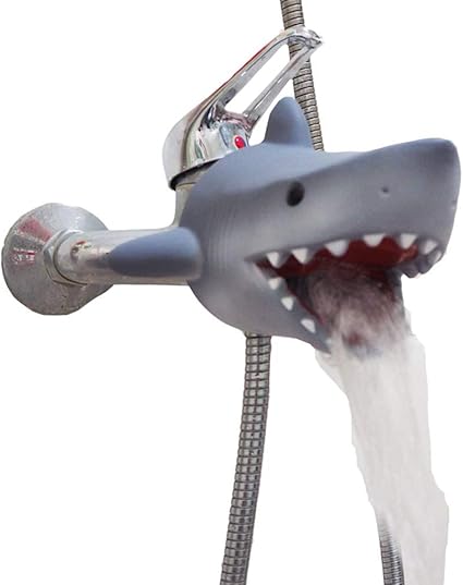 Amazon 手洗いサポート ウォーターガイド 水栓ガイド 手洗い補助 蛇口サポート 手洗いグッズ 子ども用 蛇口延長 洗面所パーツ 取り付け簡単 安全 サメ 踏み台 ベビー マタニティ 通販