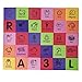 MOBU Foam Building Blocks for Toddlers,30 pcs 2-inch Alphabet Letters Number Blocks with Storage Bag, Learning ABC, 123 Stacking Blocks for Kids