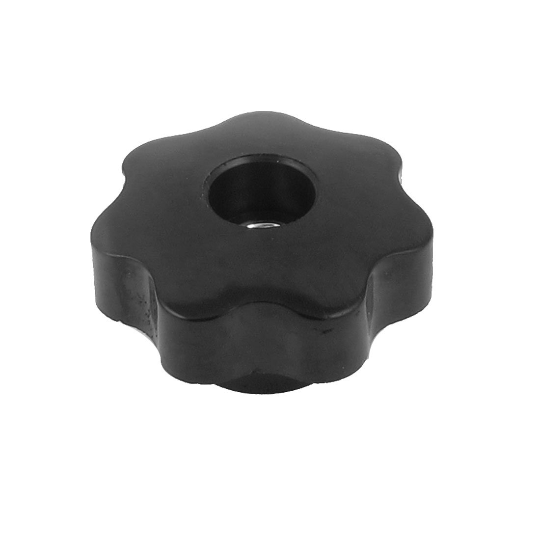 Sourcingmap M8 Female Thread Screw On Plastic Clamping Star Knob Black