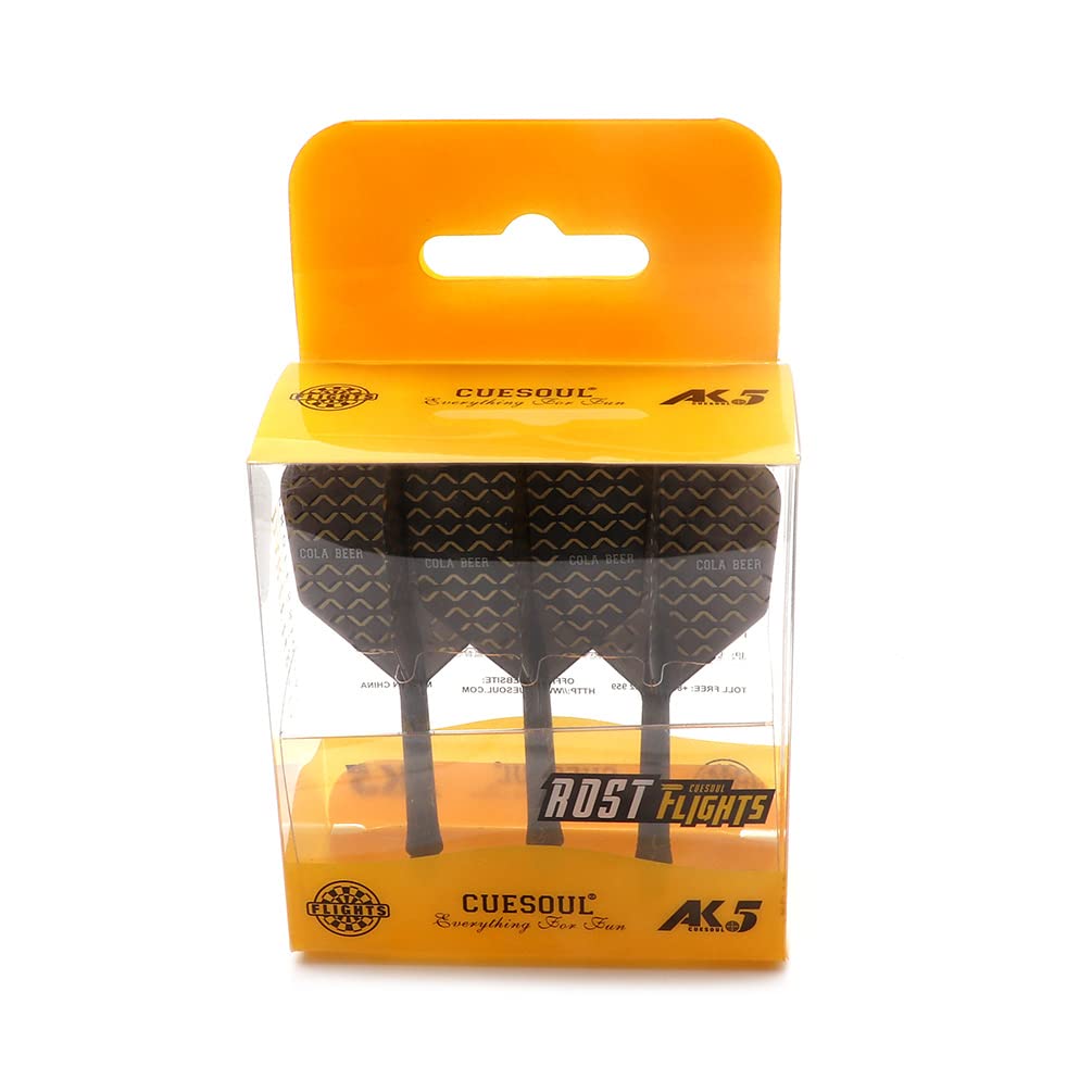 CUESOUL ROST Personalized Integrated Dart Shafts and Darts Flights Medium,Set of 3pcs attractive Pattern(CSAK-51-3)