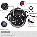 KAMUGO Kids Bike Helmet Set, Toddler Helmet for Ages 2-8 Boys Girls with Sports Protective Gear Set Knee Elbow Wrist Pads for Skateboard Cycling Scooter Rollerblading (Black)