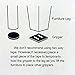 SlipToGrip Non Slip Furniture Pad Grippers - (12 Pack) Non-Slip Pads 2
